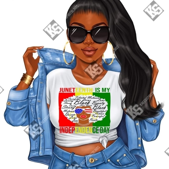 Juneteenth is My Independence‎ Day Tee - Picture 1 of 3